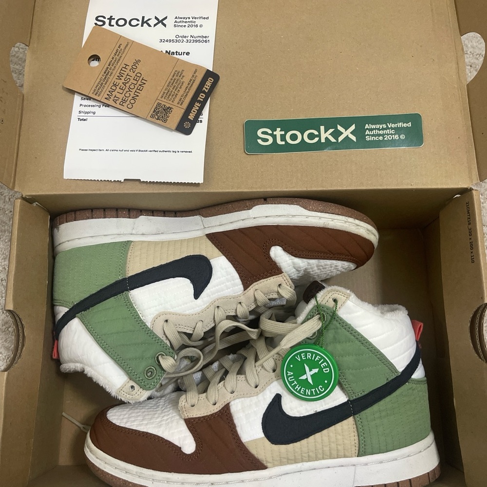 Nuke Dunk High Next Summit White Size 7.5